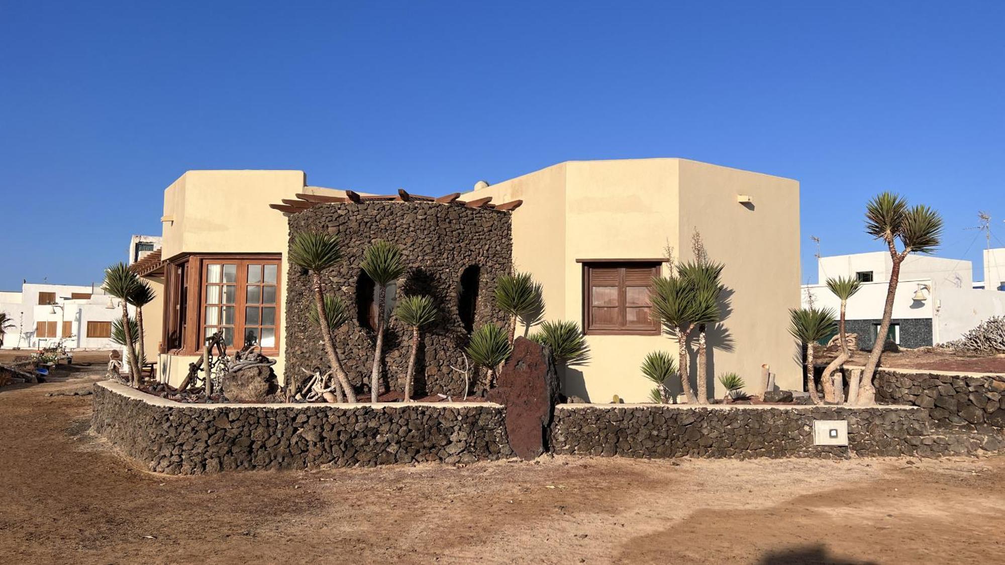 Flor De Cactus, La Graciosa Caleta de Sebo Exterior foto
